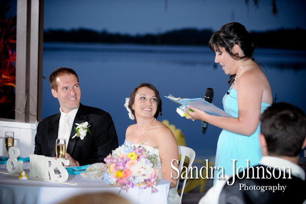 Best Lakeside wedding at Paradise Cove in Orlando, Florida - Wedding photographer - Sandra Johnson (SJFoto.com)